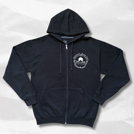Compass Rose Zip-Up Hoodie